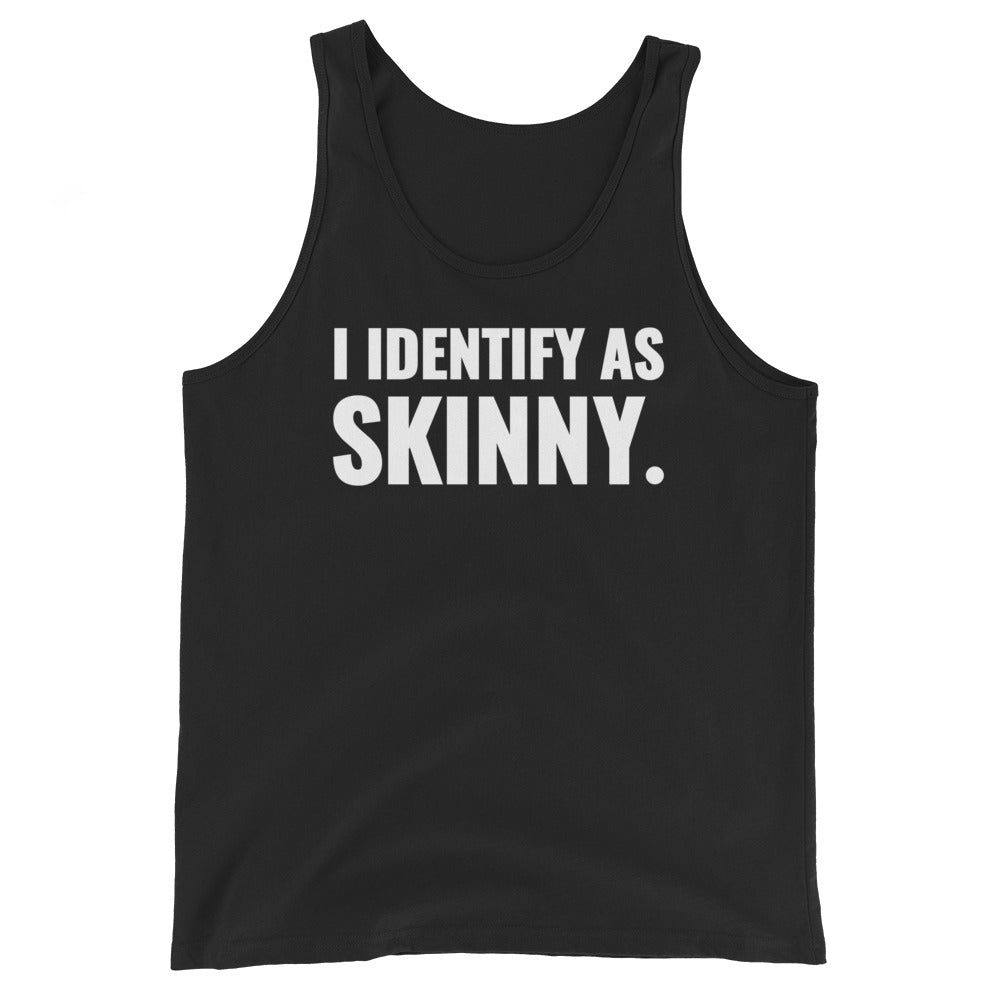 I Identify As Skinny. Black Men's Tank Top – Nikocado Avocado