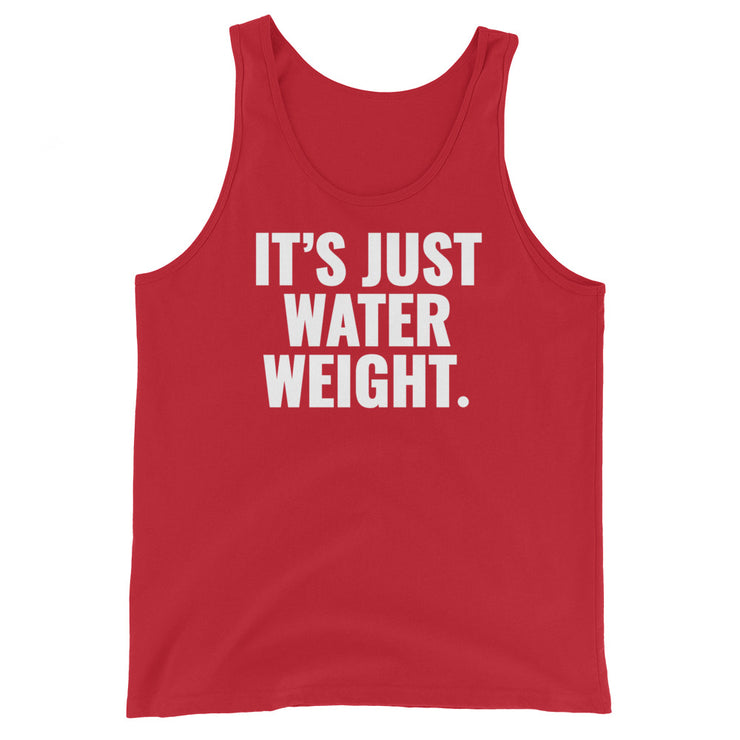 It's Just Water Weight. Red Men's Tank Top